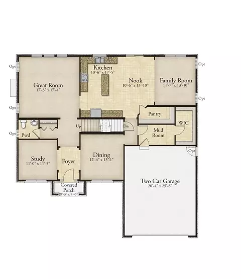 Floorplan - 16594 Beau Dr, Macomb, MI 48042 photo 1 of 2
