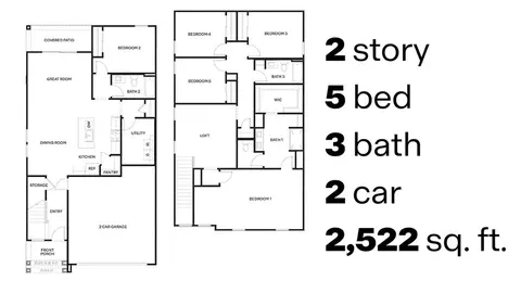 Floorplan - 12955 E Russo Dr, Vail, AZ 85641 photo 1 of 1