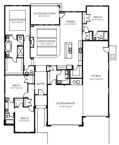 Floorplan - 2230 N Peakhurt Ave, Kuna, ID 83634 photo 1 of 1