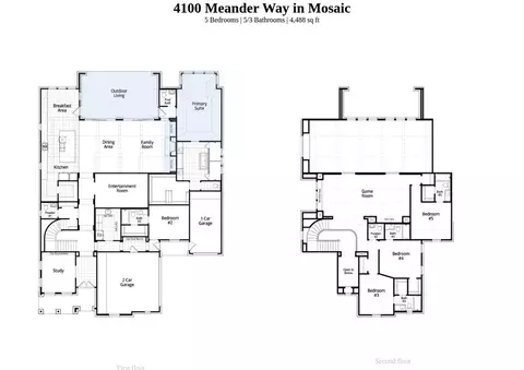 Floorplan - 4100 Meander Way, Prosper, TX 75078 photo 1 of 1