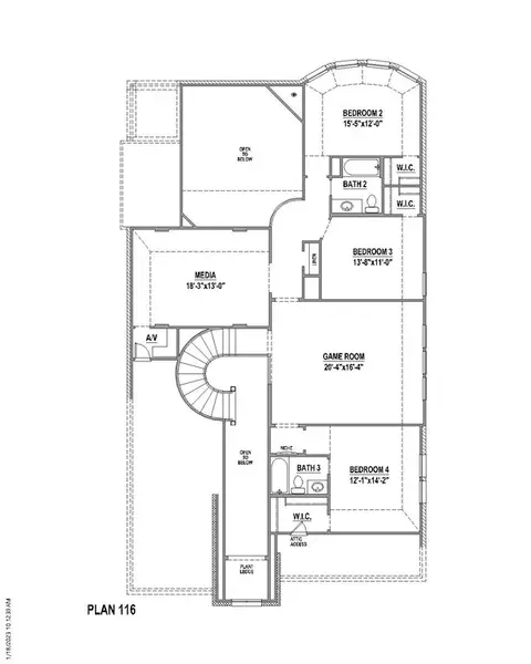 Floorplan - 910 Shooting Star Dr, Prosper, TX 75078 photo 2 of 4