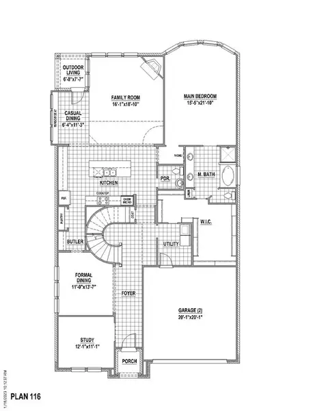 Floorplan - 910 Shooting Star Dr, Prosper, TX 75078 photo 1 of 4
