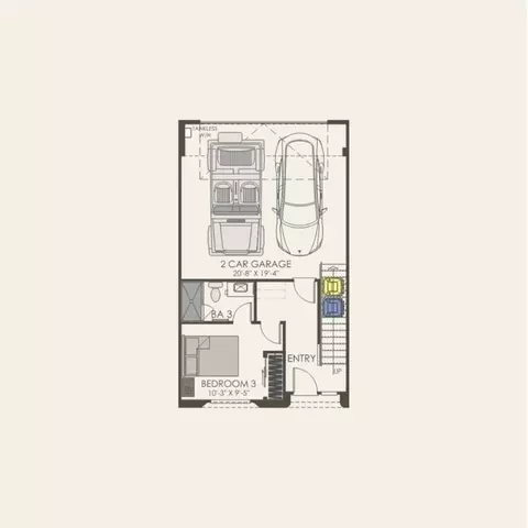 Floorplan - 128 Bridle Dr, Burbank, CA 91506 photo 1 of 3