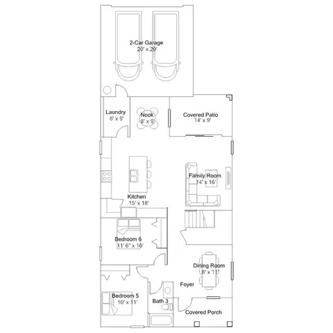 Floorplan - 3178 Mindfullness Dr, Clermont, FL 34714 photo 1 of 2