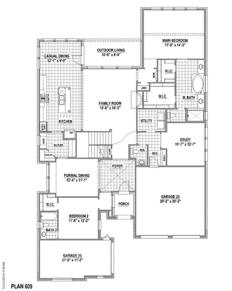 Floorplan - 910 Shooting Star Dr, Prosper, TX 75078 photo 3 of 5