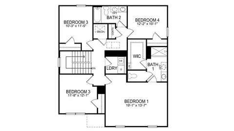 Floorplan - 172 Falling Up Ln, Salisbury, NC 28147 photo 2 of 3