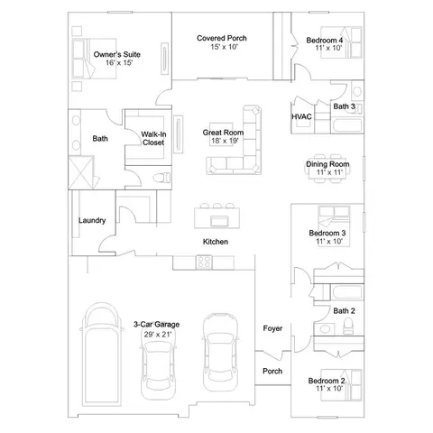 Floorplan - 1233 SE Cove Rd, Stuart, FL 34997 photo 1 of 1