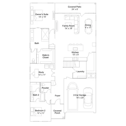Floorplan - 305 Fallbrook Dr, Aledo, TX 76008 photo 1 of 2