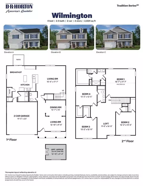 Floorplan - 708 Wilder Bloom Path, Aberdeen, NC 28315 photo 1 of 1