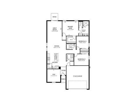 Floorplan - 2901 Wild Olive Dr, Saint Cloud, FL 34772 photo 1 of 1