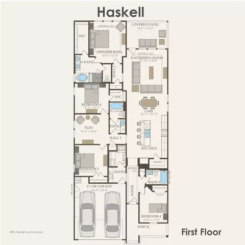 Floorplan - 16418 Cedarveil Ct, Conroe, TX 77302 photo 1 of 1