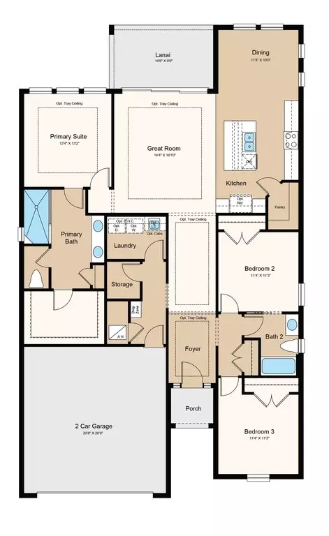 Floorplan - 10573 Eclipse St, Sarasota, FL 34241 photo 1 of 1