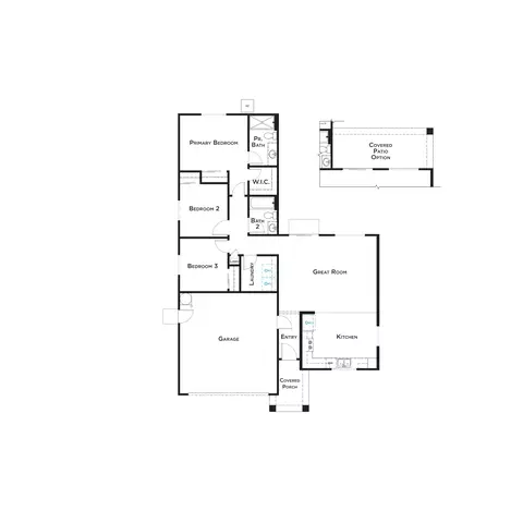 Floorplan - 2613 Contour Way, Placer One, CA 95747 photo 1 of 1
