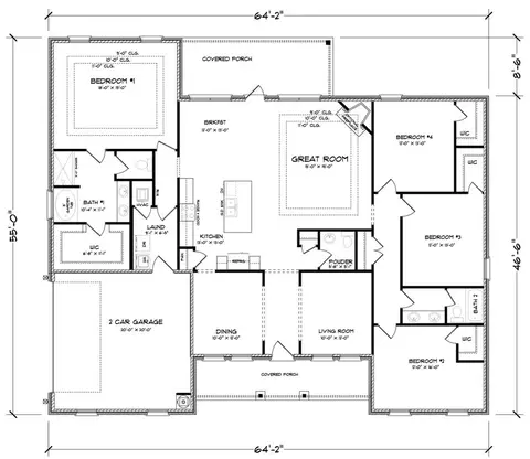 Floorplan - 22 Whistlestop, Sumrall, MS 39482 photo 1 of 2