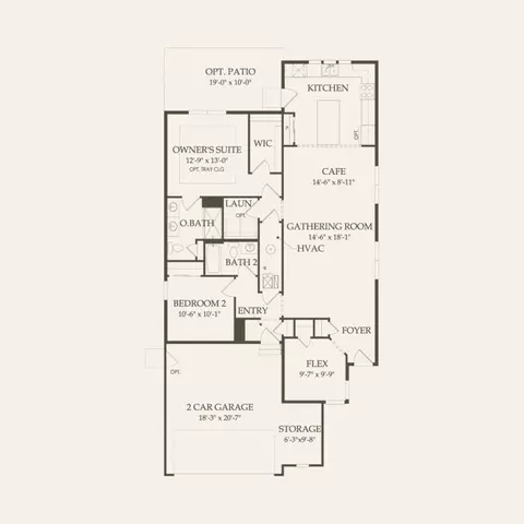 Floorplan - 2865 Briargate Dr, Lindenhurst, IL 60046 photo 1 of 3