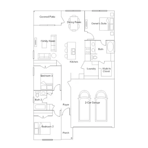 Floorplan - 165 Dreyer, Kyle, TX 78640 photo 1 of 1