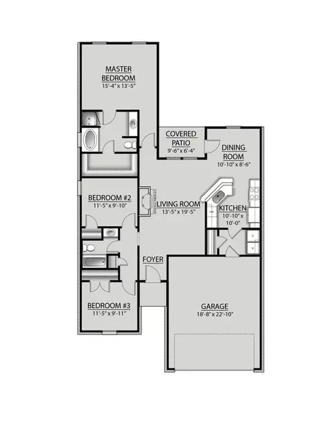 Floorplan - 200 Wakely Ct, Lafayette, LA 70506 photo 1 of 1