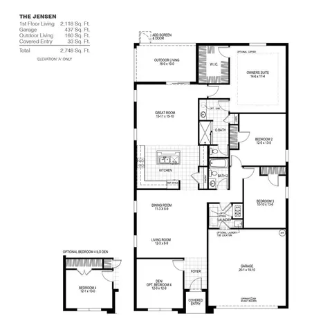 Floorplan - 928 Lovegrass Dr, Rockledge, FL 32955 photo 1 of 1