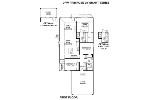 Floorplan - 6517 Adderly Rd, Pilot Point, TX 76258 photo 2 of 2