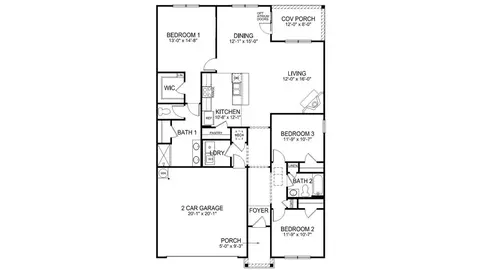 Floorplan - 28 Wheatfield Rd, Fletcher, NC 28732 photo 1 of 1