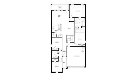 Floorplan - 1935 Jackson St, Cleburne, TX 76033 photo 1 of 1