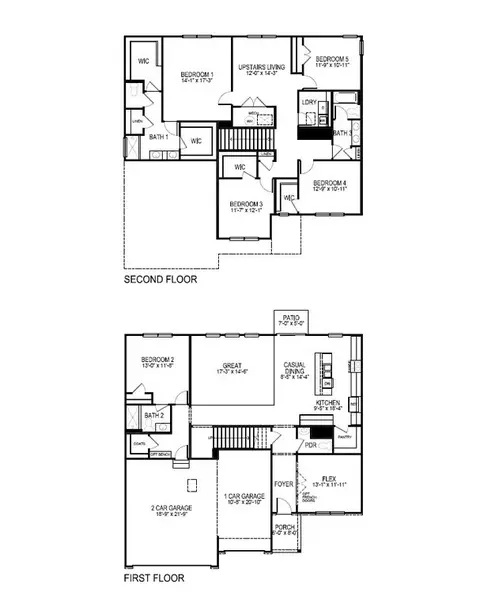 Floorplan - 3321 Sika Trl, Waterloo, IN 46793 photo 1 of 1