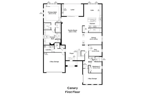 Floorplan - 8308 Golden Beach Ct, Parrish, FL 34219 photo 1 of 3