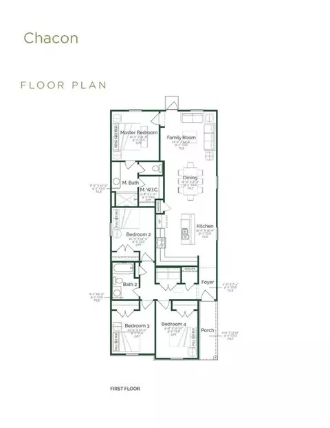 Floorplan - 5309 Moses Loop, Laredo, TX 78046 photo 1 of 1