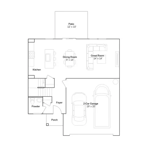 Floorplan - 302 Little Brook Ln, Moncks Corner, SC 29461 photo 1 of 2