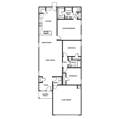 Floorplan - 275 Aplite Pass, Maxwell, TX 78656 photo 1 of 1