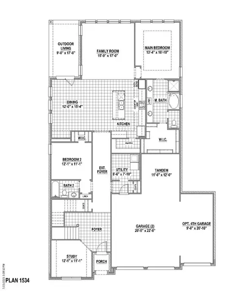 Floorplan - 2101 Baxter Rd, Celina, TX 75009 photo 1 of 5
