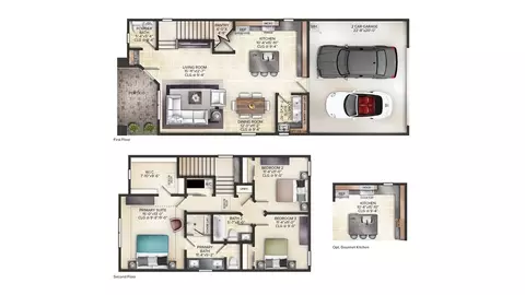 Floorplan - 4914 Prairie Preserve Run, Saint Cloud, FL 34772 photo 1 of 1