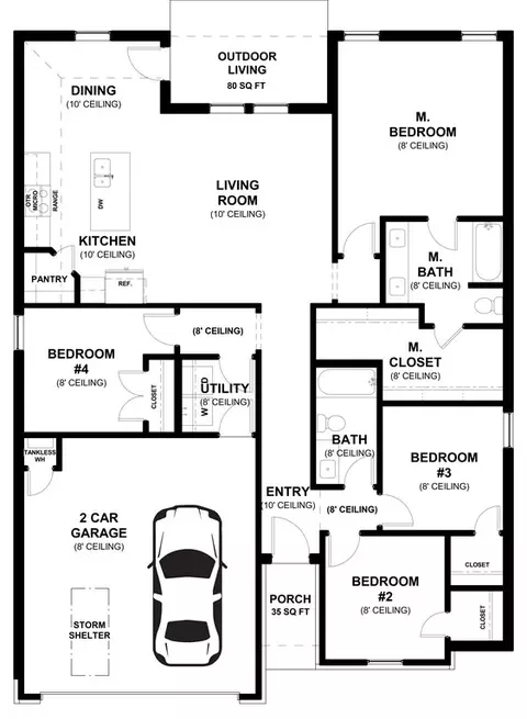 Floorplan - 2800 Heather Hvn, Moore, OK 73160 photo 1 of 4