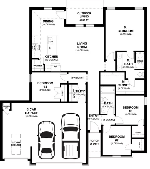 Floorplan - 2800 Heather Hvn, Moore, OK 73160 photo 4 of 4