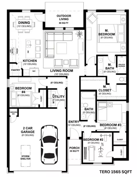 Floorplan - 2800 Heather Hvn, Moore, OK 73160 photo 3 of 4