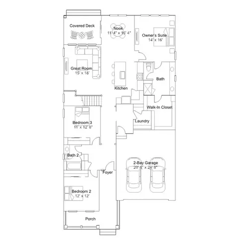 Floorplan - 24452 E Pacific Pl, Aurora, CO 80018 photo 1 of 2