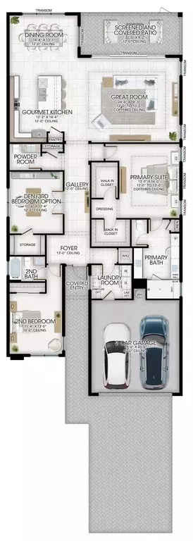 Floorplan - 2841 Ridgecrest Pl, Naples, FL 34112 photo 1 of 1