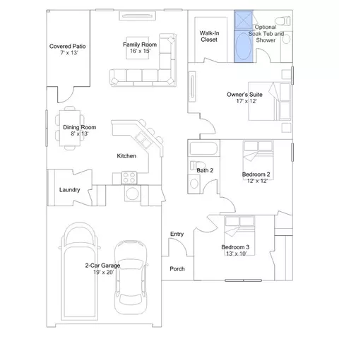 Floorplan - 11430 S 240th E Ave, Broken Arrow, OK 74014 photo 6 of 6