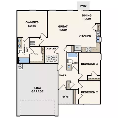 Floorplan - 117 Irelyn Dr, Cleburne, TX 76031 photo 1 of 1