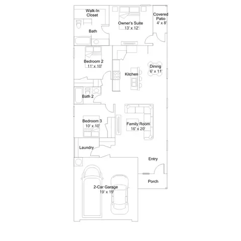 Floorplan - 1001 Rider Dr, Trinity, AL 35673 photo 1 of 1