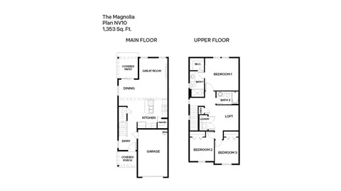 Floorplan - 1110 SE 193rd Pl, Camas, WA 98607 photo 1 of 1