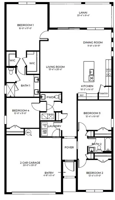 Floorplan - 6510 SE Park Trace Dr, Stuart, FL 34997 photo 1 of 1