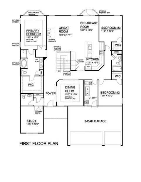 Floorplan - 206 Bottlebrush Grove Ct, Cottleville, MO 63304 photo 1 of 3