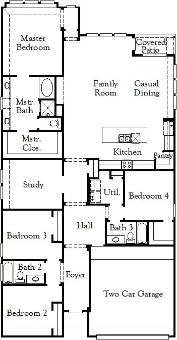 Floorplan - 208 Shady Spring Trl, Georgetown, TX 78628 photo 1 of 1