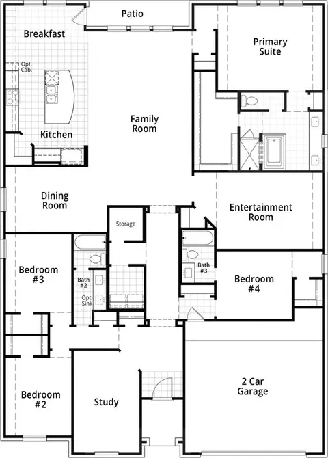 Floorplan - 208 N Eagle Point Rd, Van Alstyne, TX 75495 photo 1 of 1