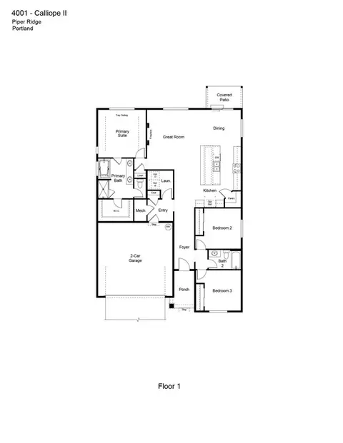 Floorplan - 3887 SW 38th St, Gresham, OR 97080 photo 1 of 1