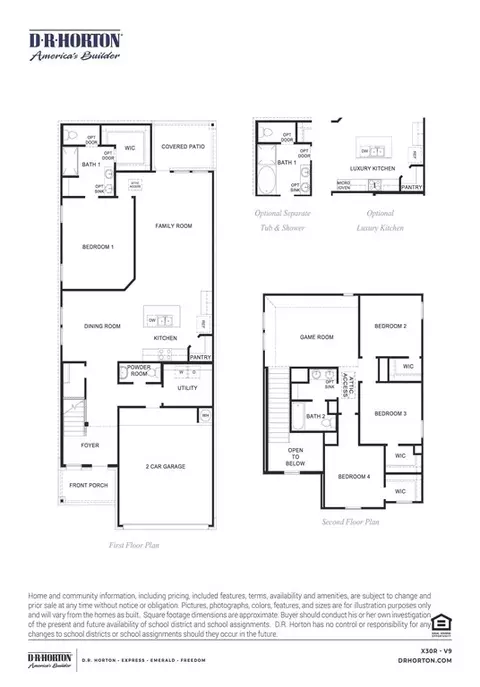 Floorplan - 1307 Angelfish Dr, Rosharon, TX 77583 photo 1 of 1