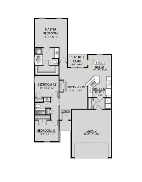 Floorplan - 217 Jacey Dr, Thibodaux, LA 70301 photo 1 of 1