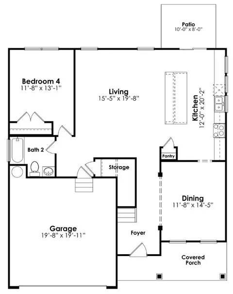 Floorplan - 304 Still Shores Dr, Gilbert, SC 29054 photo 1 of 2