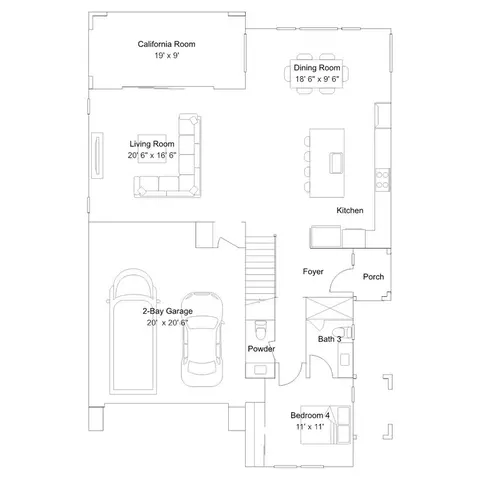 Floorplan - Magic Mtn Pkwy & Commerce Ctr D, Valencia, CA 91355 photo 1 of 2